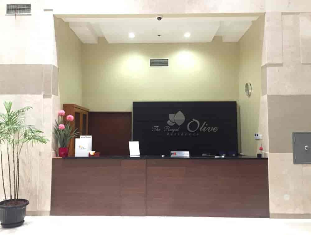 receptionist royal olive residence