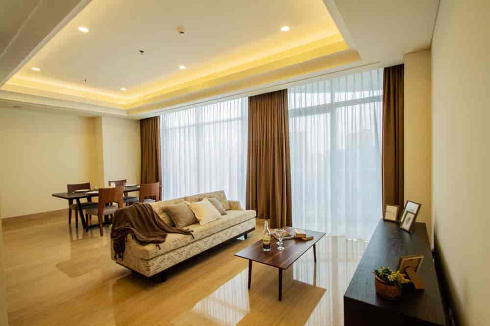 Ruang keluarga South Hills Apartemen