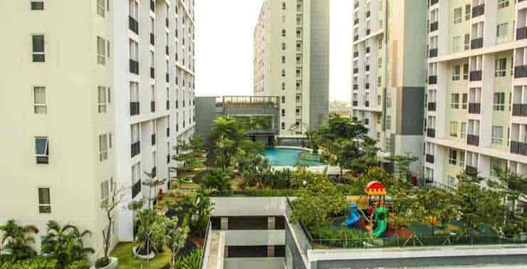 Puncak Gedung Scientia Residences