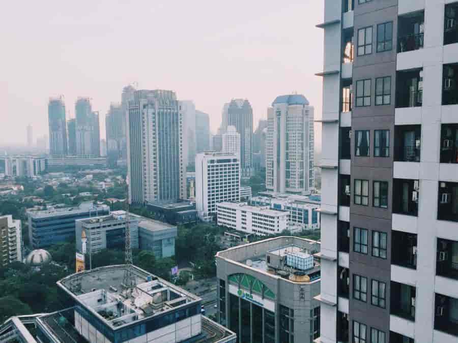 pemandangan kota Tamansari Semanggi Apartemen