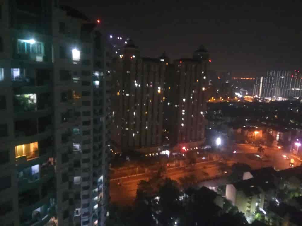 Malam hari di The Boutique at Kemayoran