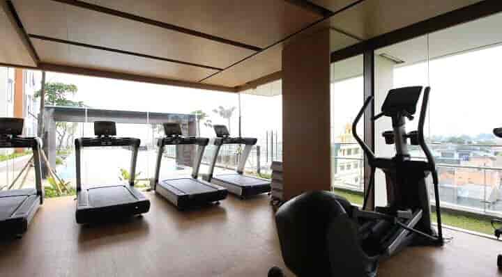 gym permata hijau suites apartemen