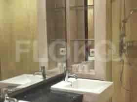 Bathroom with a sink and a mirror.