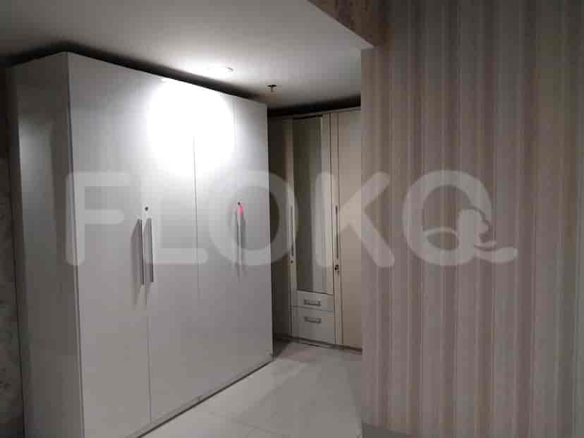 Hallway with large closet.