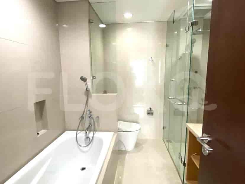 Modern bathroom with a shower, and contemporary fixtures.