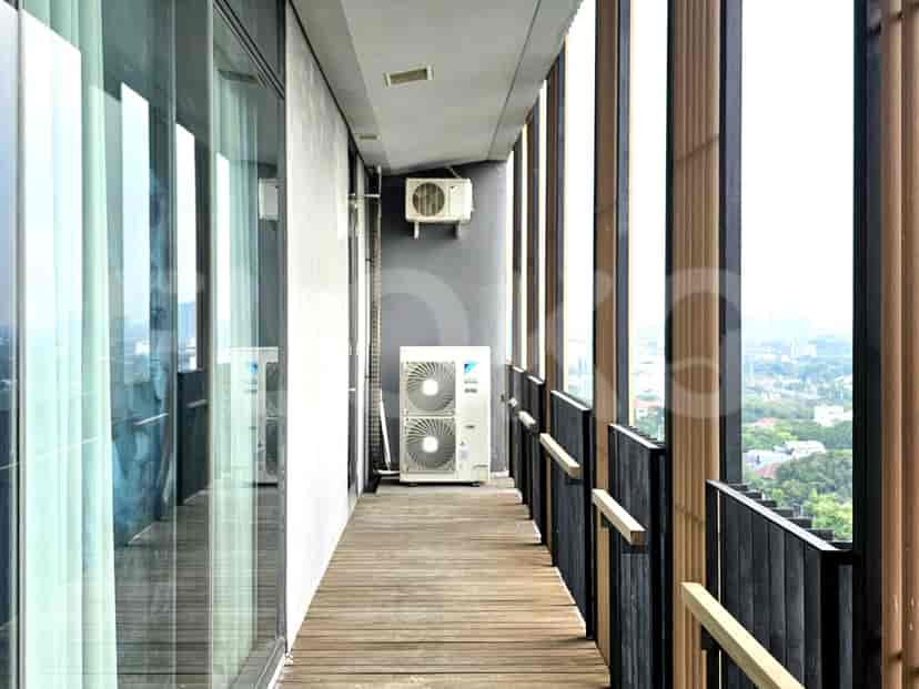 Balcony showing the exterior of the building.