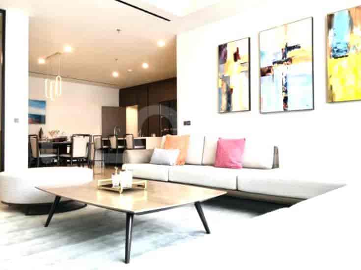 Tipe 3 Kamar Tidur di Lantai Rendah untuk disewakan di The Pakubuwono Menteng Apartemen - fme601 2