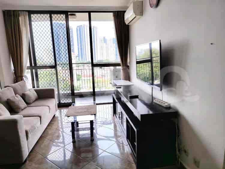 Tipe 2 Kamar Tidur di Lantai Rendah untuk disewakan di Taman Rasuna Apartemen - fku68e 1