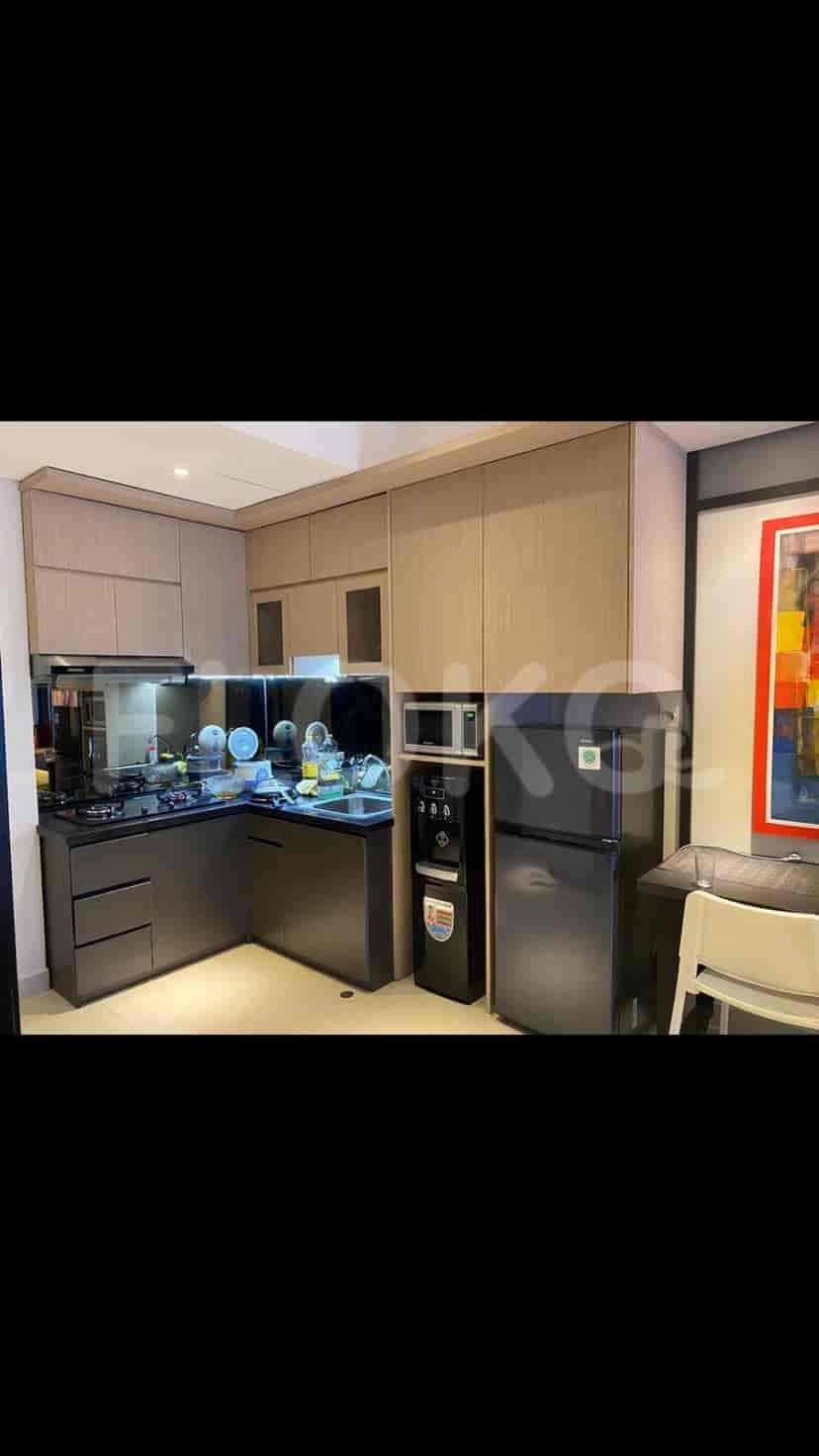 A fully-equipped kitchen with modern appliances.
