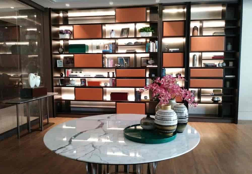 Ruang baca South Hills Apartemen