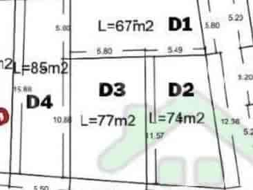 Dijual Tanah Luas 77 m2 di Jl Komarudin, Penggilingan D3, Cakung - TNSc84 3