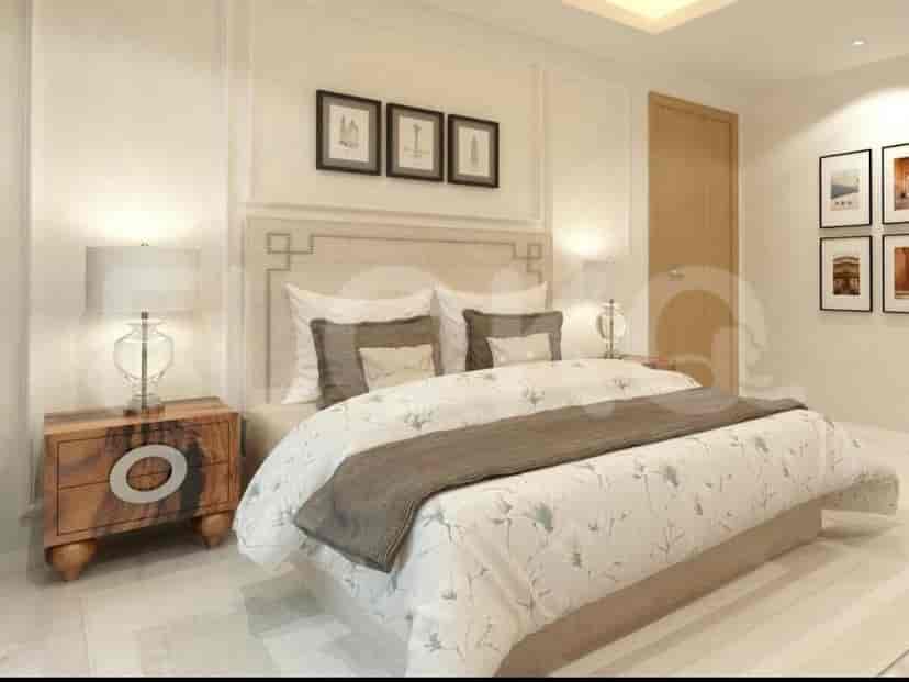 A well-appointed bedroom featuring a king-size bed with a neutral color palette.