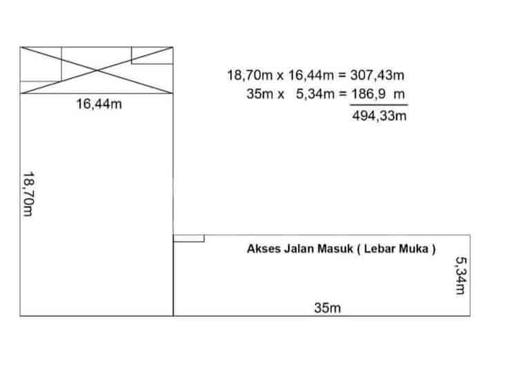 494 sqm, Land for Rent in Jl. Veteran Raya, Bintaro - TNRbe1 3