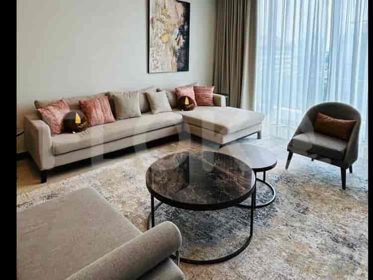 Tipe 3 Kamar Tidur di Lantai Rendah untuk disewakan di The Pakubuwono Menteng Apartemen - fme4bf 1
