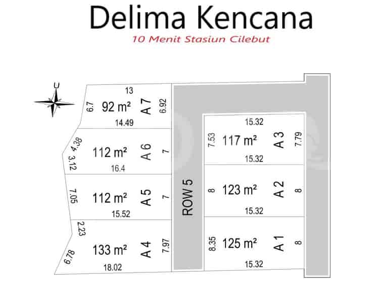 123 sqm, Land for Sale in Dekat Stasiun Bojonggede A2, Bogor - TNSdd2 3