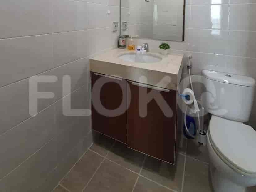 A modern bathroom.