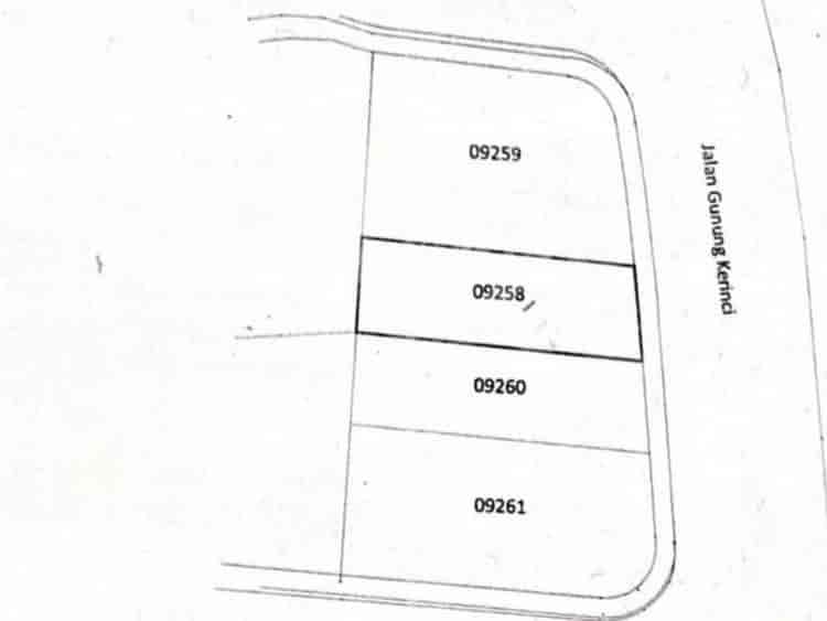 Dijual Tanah Luas 154 m2 di Jl Meruya Residence, Meruya - TNS275 3