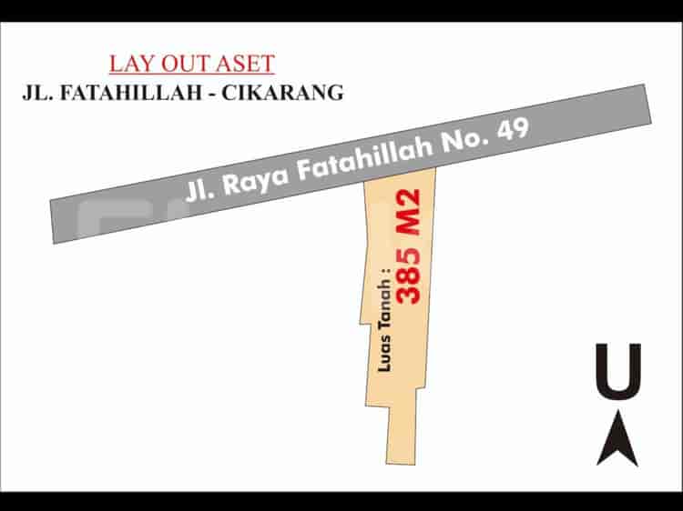 385 sqm, Land for Sale in Jl Raya Fatahillah, Cikarang - TNS41f 1