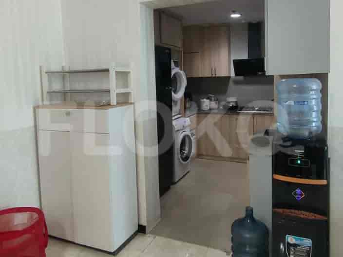 View showing the kitchen and laundry area.