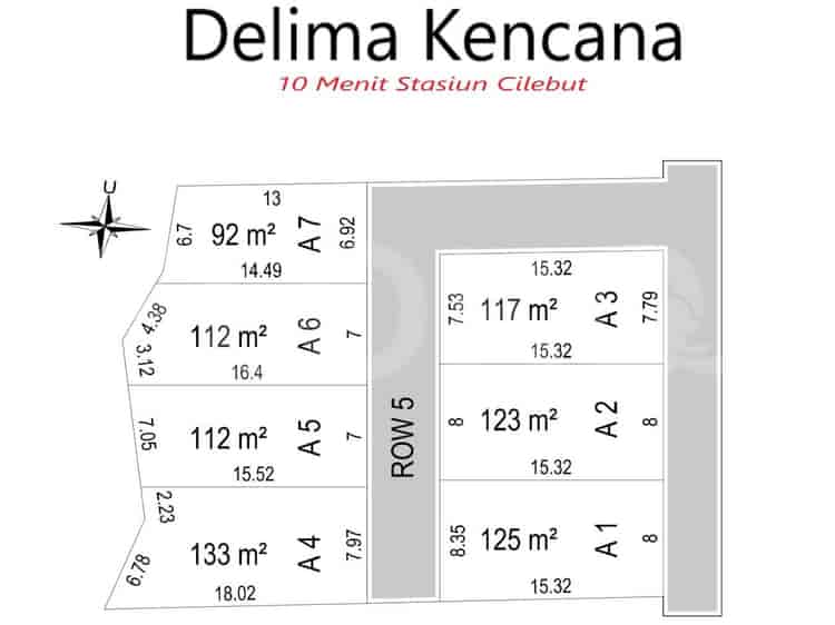 112 sqm, Land for Sale in Dekat Stasiun Cilebut A5, Bogor - TNS2f4 2