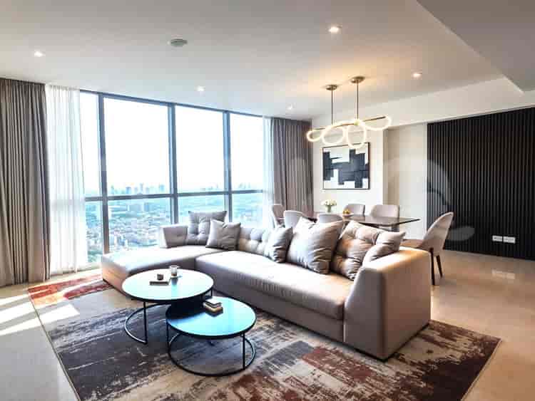 Tipe 2 Kamar Tidur di Lantai Menengah untuk disewakan di Casa Domaine Apartemen - ftab2d 1