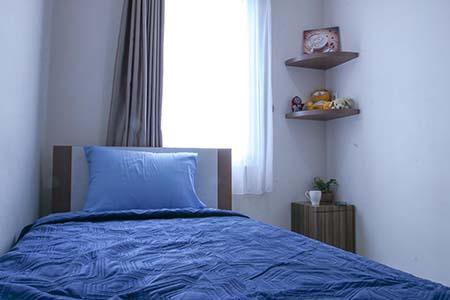 Tipe undefined Kamar Tidur di Lantai 10 untuk disewakan di Thamrin Residence Apartemen - kamar-common-di-lantai-10-7ea 1