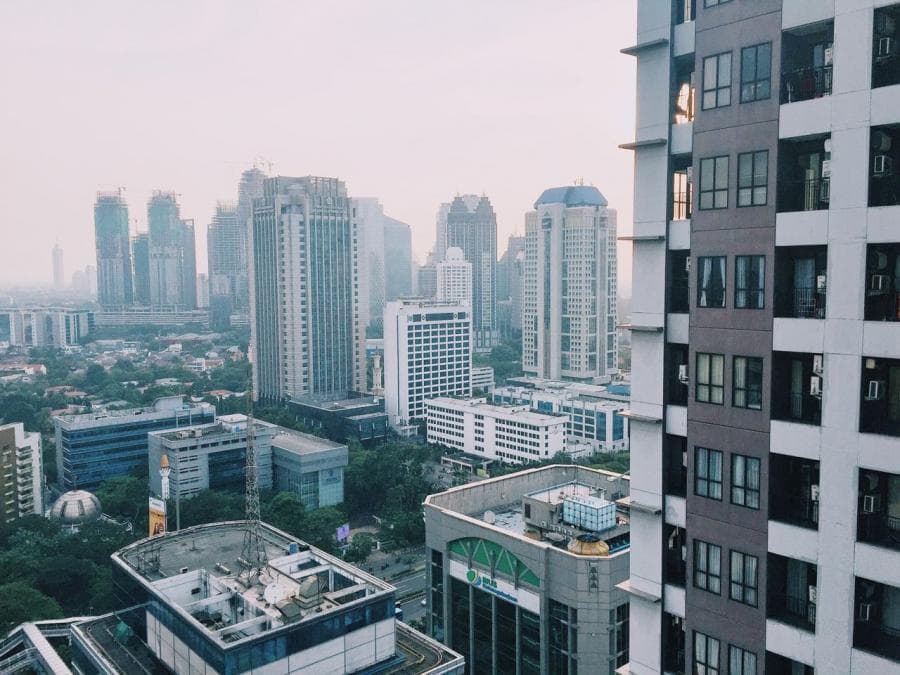 pemandangan kota Tamansari Semanggi Apartemen