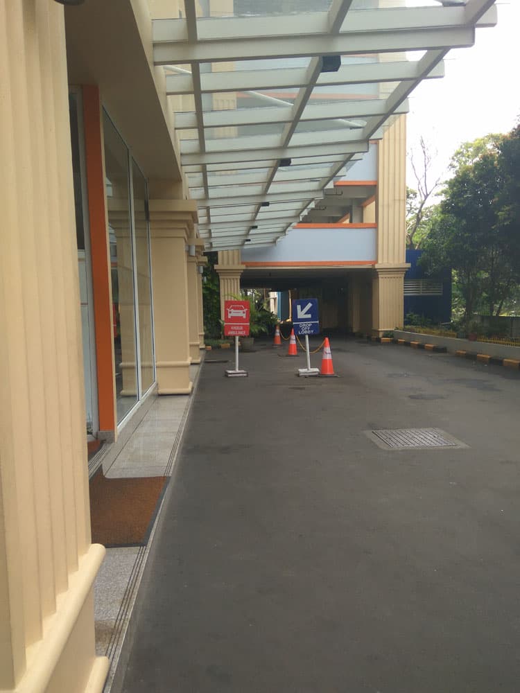 Pintu masuk The Boutique at Kemayoran
