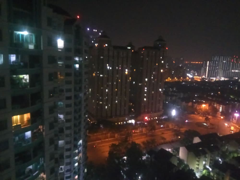 Malam hari di The Boutique at Kemayoran