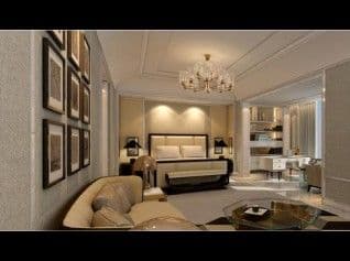 Kamar tidur The Langham Hotel and Residence