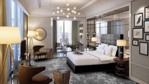 Kamar tidur The Langham Hotel and Residence