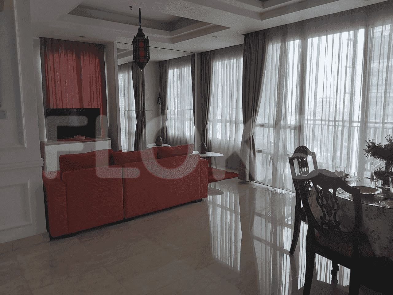 Tipe 3 Kamar Tidur di Lantai 15 untuk disewakan di Essence Darmawangsa Apartemen - fcid56 2