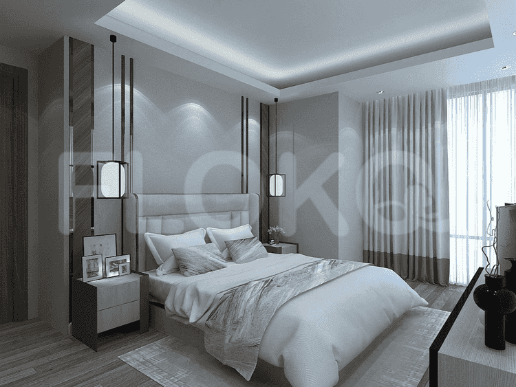 Tipe 3 Kamar Tidur di Lantai 15 untuk disewakan di The Elements Kuningan Apartemen - fkua3b 4