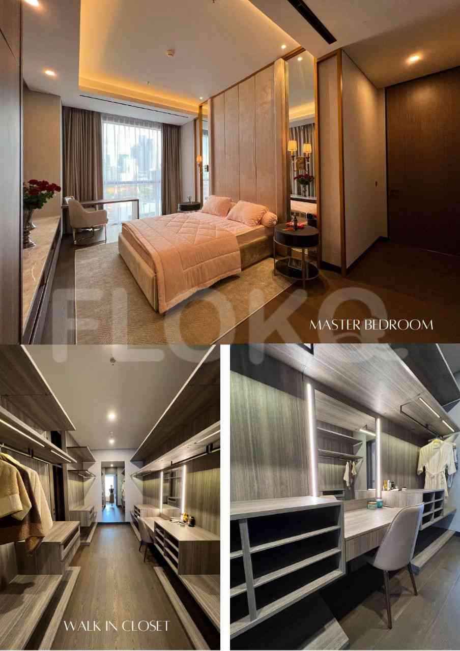 Tipe 3 Kamar Tidur di Lantai 11 untuk disewakan di The Pakubuwono Menteng Apartemen - fme724 4