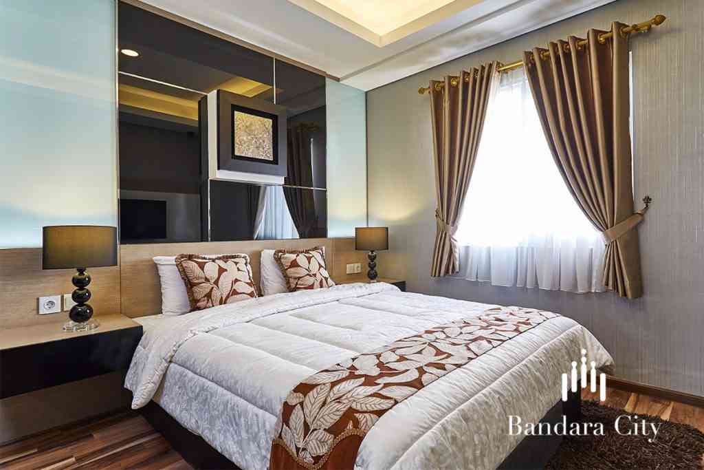 Kamar tidur Bandara City Apartemen