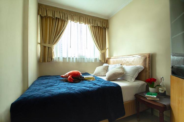 Tipe undefined Kamar Tidur di Lantai 9 untuk disewakan di Taman Rasuna Apartemen - kamar-tidur-queen-di-lantai-9-7f0 1