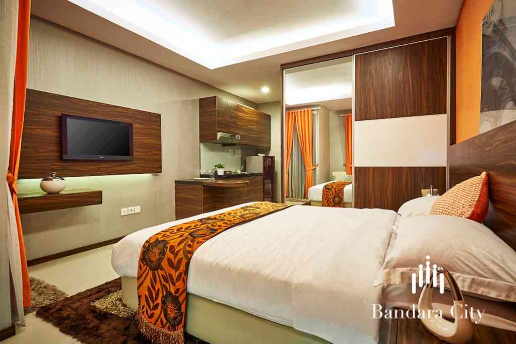 Kamar tidur Bandara City Apartemen