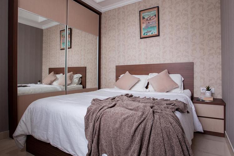 Tipe undefined Kamar Tidur di Lantai 28 untuk disewakan di Kuningan City (Denpasar Residence) - kamar-master-di-lantai-28-e8c 1