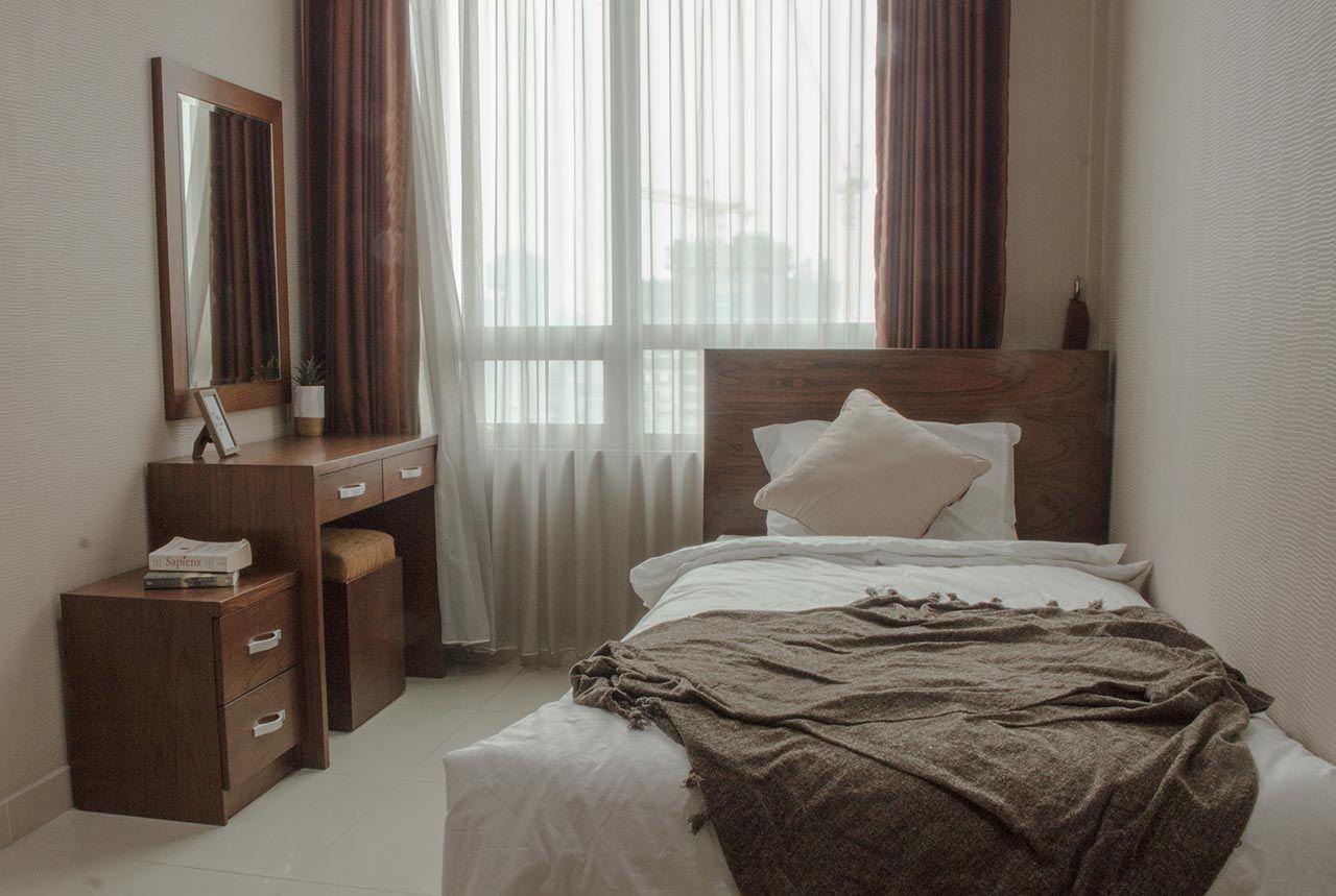 Sewa Apartemen Kuningan City (Denpasar Residence) Tipe 2 Kamar Tidur di Lantai 9 fku1b6