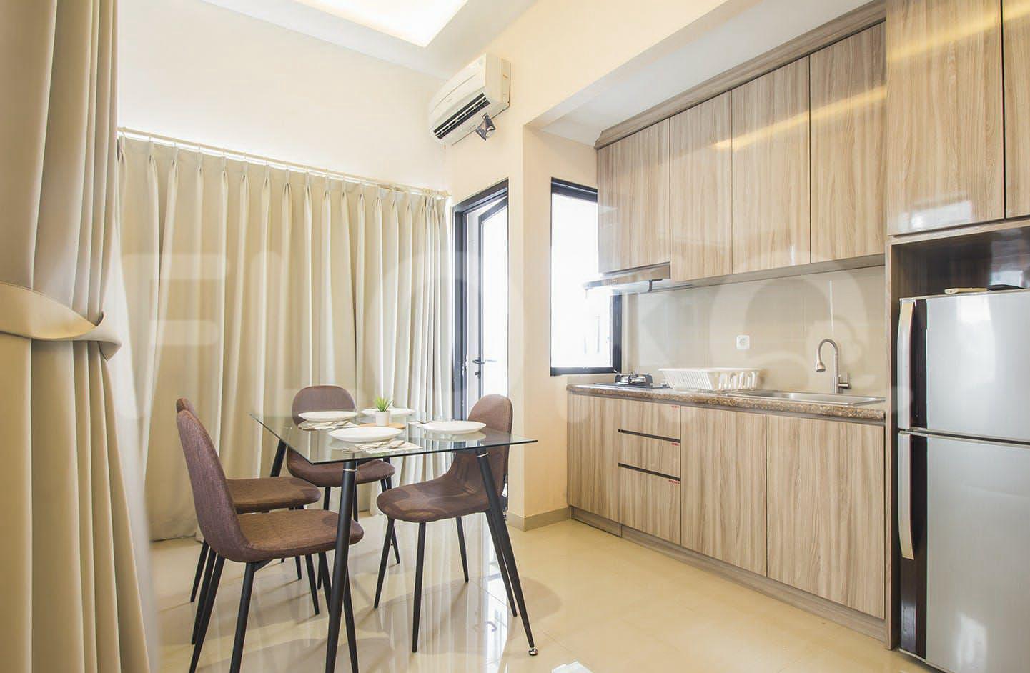 Sewa Apartemen Sudirman Park Apartemen Tipe 3 Kamar Tidur di Lantai 38 ftadc3