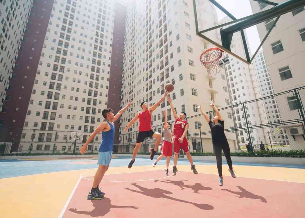Lapangan Basket Kota Ayodhya Apartemen