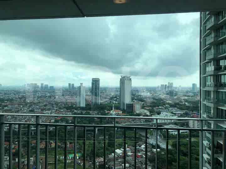 City view from the balcony.