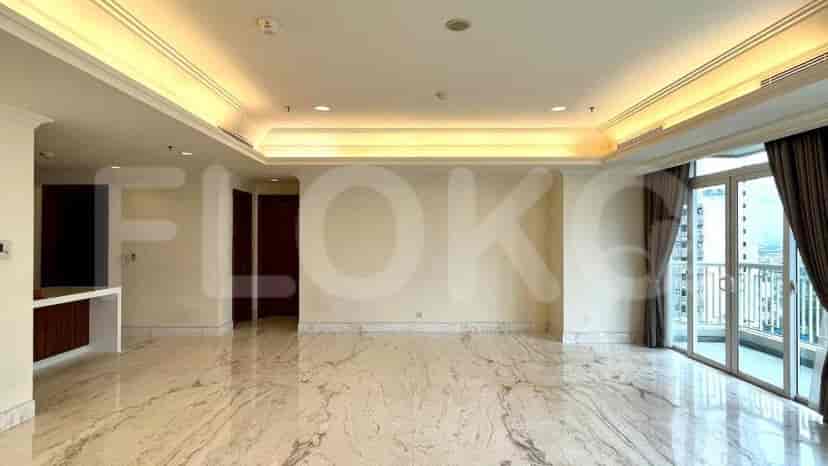 Living room featuring marble flooring, neutral walls, and a balcony.