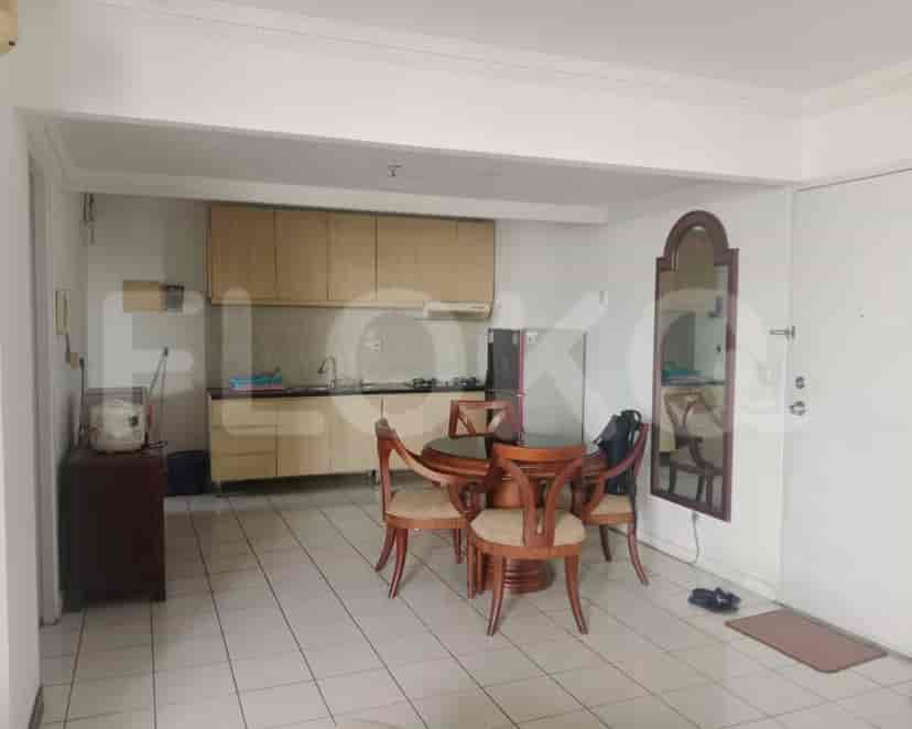 Kitchen with dining table and chairs.