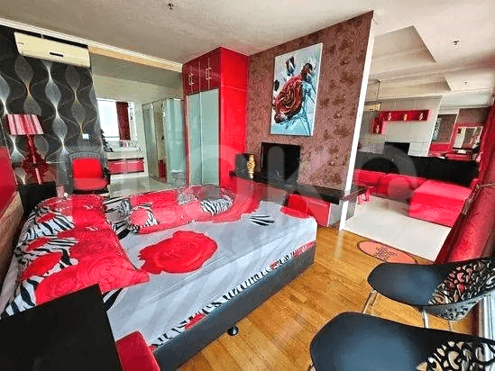 Fully Furnished 1BR Apartment for Sale - APAb6c82, Middle Floor, Ancol Mansion 3