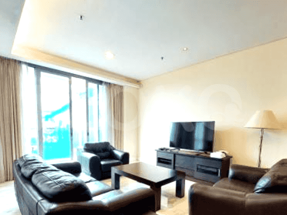 Apartemen 3-Kamar Tidur Dijual di Senayan City Residence - APAb75, Lantai Menengah 3