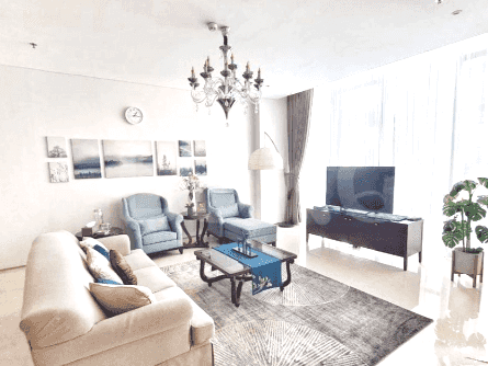 Apartemen Mewah 3 Kamar Tidur Dijual di Senopati Suites - APA5c5, Lantai Rendah 3