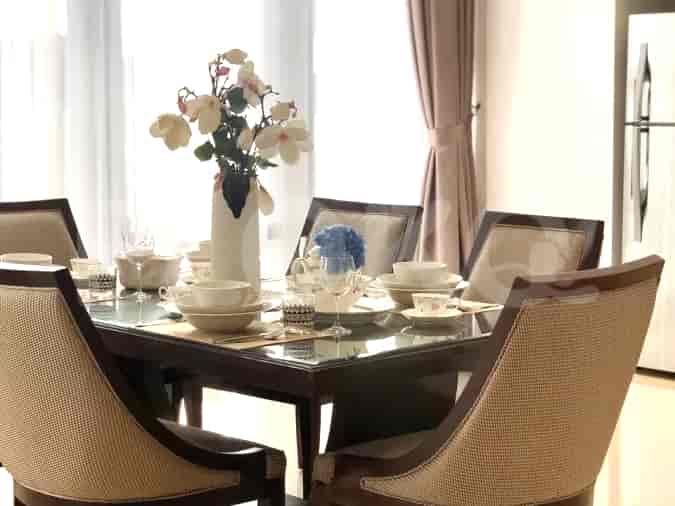 Apartemen 3BR Berperabot Lengkap Dijual di Senopati Suites - APA87a, Lantai Rendah 2