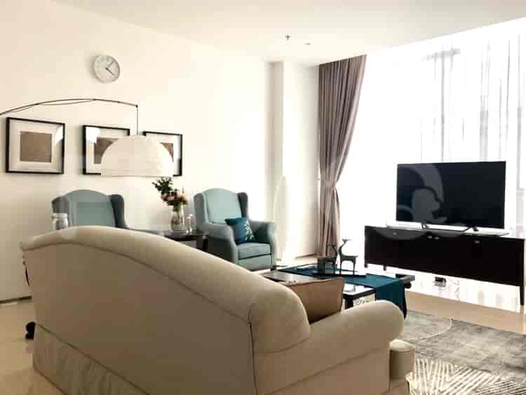 Apartemen 3BR Berperabot Lengkap Dijual di Senopati Suites - APA87a, Lantai Rendah 4