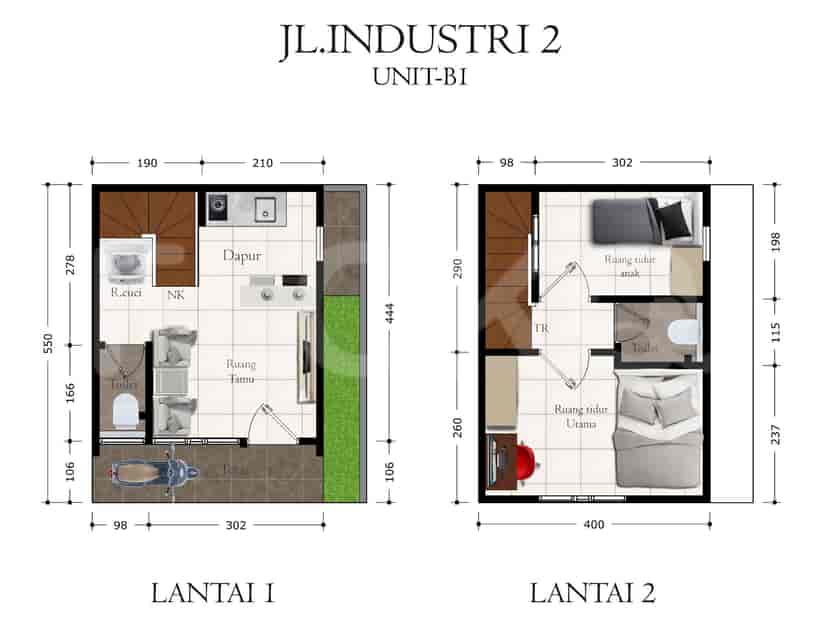 RHASd9d, 2-Bed Townhouse for Sale | Gunung Sahari 2
